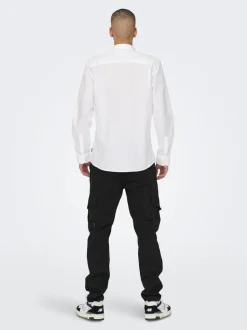 ONSCAIDEN Leinen Hemd