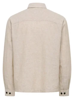 ONSCAIDEN Leinen Overshirt