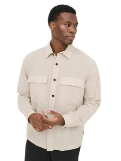 ONSCAIDEN Leinen Overshirt