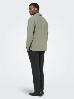 ONSCAIDEN Leinen Overshirt