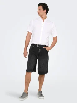 ONSCARL Mid Rise Ballon Schnitt Shorts