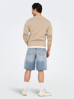 ONSCARL Mid Rise Ballon Schnitt Shorts