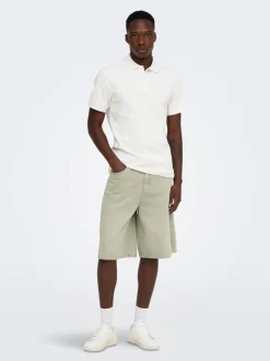 ONSCARL Mid Rise Ballon Schnitt Shorts