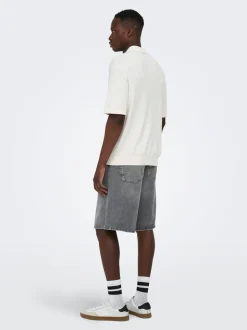 ONSCARL Mid Rise Ballon Schnitt Shorts