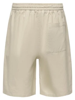 ONSDAVES Weiter Beinschnitt Leinen Shorts