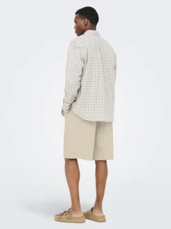 ONSDAVES Weiter Beinschnitt Leinen Shorts