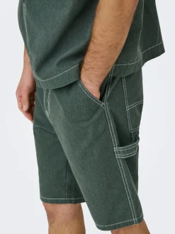 ONSEDGE Mid Rise Gerade geschnitten 5-Pocket-Shorts