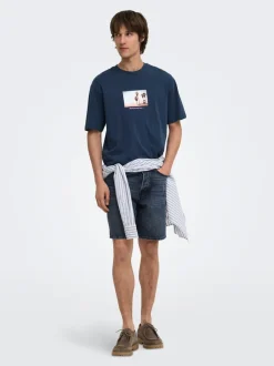 ONSEDGE Mid Rise Gerade geschnitten Shorts