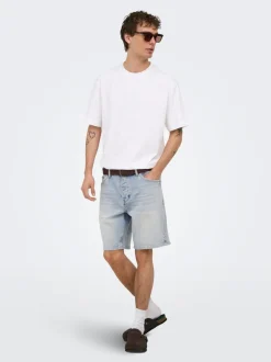 ONSEDGE Mid Rise Gerade geschnitten Shorts