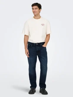 ONSEDGE Mid Rise Gerade geschnitten Jeans