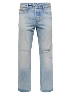 ONSEDGE Mittlere Taille Gerade geschnitten Jeans