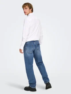 ONSEDGE Mittlere Taille Gerade geschnitten Jeans