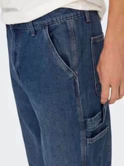 ONSEDGE Mittlere Taille Gerade geschnitten Jeans
