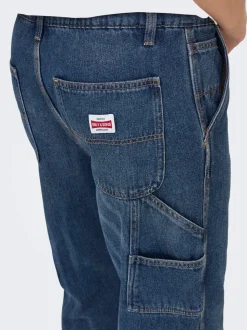 ONSEDGE Mittlere Taille Gerade geschnitten Jeans