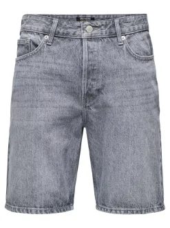 ONSEDGE Mittlere Taille Gerade geschnitten Shorts