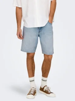ONSEDGE Mittlere Taille Gerade geschnitten Shorts