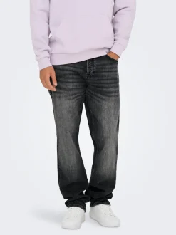 ONSEDGE Mittlere Taille Gerade geschnitten Jeans