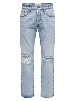 ONSEDGE Mittlere Taille Gerade geschnitten Jeans