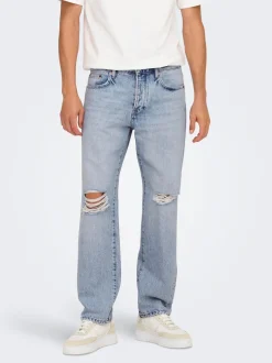 ONSEDGE Mittlere Taille Gerade geschnitten Jeans