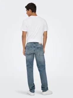 ONSEDGE Mittlere Taille Gerade geschnitten Jeans