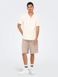 ONSEDGE Mittlere Taille Gerade geschnitten Shorts