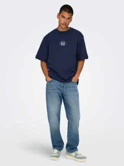ONSEDGE Mittlere Taille Gerade geschnitten Jeans