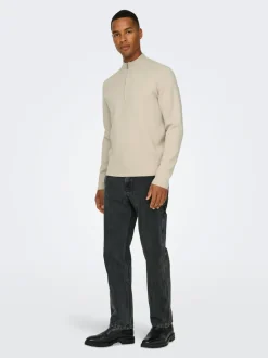 ONSEDGE Mittlere Taille Gerade geschnitten Jeans