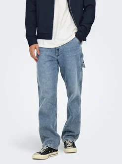 ONSEDGE Mittlere Taille Gerade geschnitten Jeans