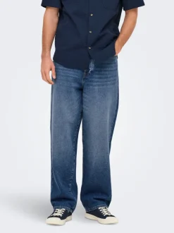 ONSFADE Hohe Taille Locker geschnitten Jeans