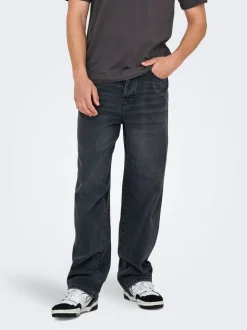 ONSFADE Hohe Taille Locker geschnitten Jeans