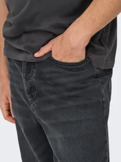 ONSFADE Hohe Taille Locker geschnitten Jeans