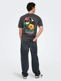 ONSFADE Hohe Taille Locker geschnitten Jeans