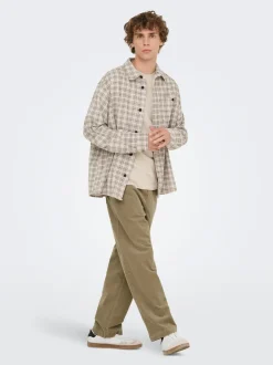 ONSFADE Locker geschnitten corduroy Hose