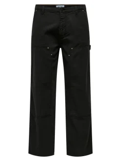 ONSFADE Locker geschnitten Hose mit weitem Beinschnitt