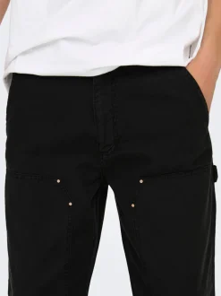 ONSFADE Locker geschnitten Hose mit weitem Beinschnitt