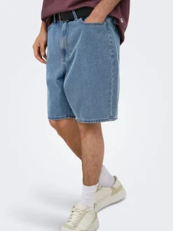 ONSFADE Mid Rise Gerade geschnitten Shorts