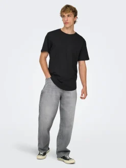 ONSFADE Mid Rise Locker geschnitten Strecth Jeans