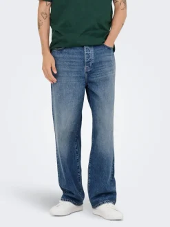 ONSFADE Mid Rise Locker geschnitten Jeans