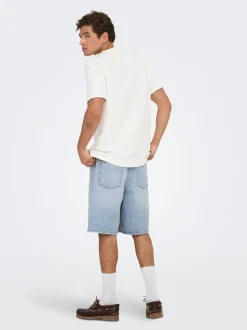 ONSFADE Mid Rise Locker geschnitten Shorts