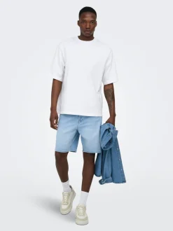 ONSFADE Mid Rise Locker geschnitten Shorts