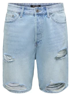 ONSFADE Mid Rise Locker geschnitten Shorts