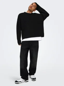 ONSFADE Mittlere Taille Locker geschnitten Jeans