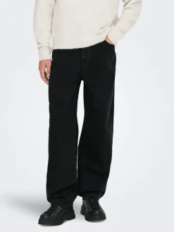 ONSFIVE Mid Rise Baggy Fit Jeans