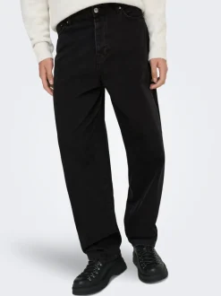 ONSFIVE Mid Rise Baggy Fit Jeans