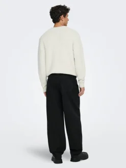 ONSFIVE Mid Rise Baggy Fit Jeans