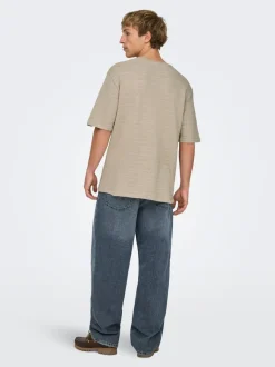 ONSGIVO Gestricktes T-Shirt