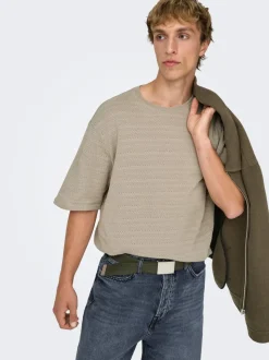 ONSGIVO Gestricktes T-Shirt
