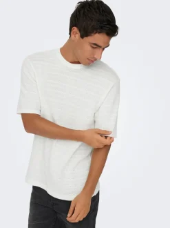 ONSGIVO Gestricktes T-Shirt