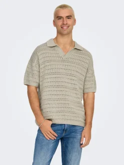 ONSGRAYSON Gestricktes Poloshirt