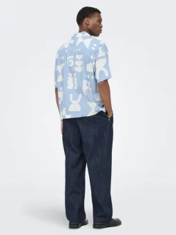 ONSHARVI Hawaii-Hemd